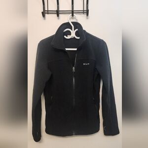 Columbia Black Performance Zip-up Sweater size M